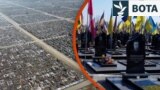 Pamjet me dron tregojnë varrezat e pafundme të Ukrainës