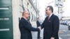 Šefovi diplomatija Hrvatske i Crne Gore Gordan Grlić Radman i Filip Ivanović prilikom nedavnog susreta u Zagrebu