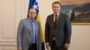 Član Predsjedništva Bosne i Hercegovine Denis Bećirović(desno) sa specijalnim izaslanikom Vlade SR Njemačke za Zapadni Balkan Manuelom Sarrazinom, Sarajevo 6. septembar 2023.