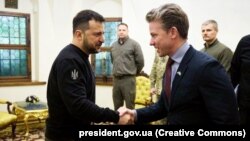 د اوکراین ولسمشر او د سویډن د دفاع وزیر