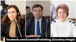 Представители гражданского общества, кандидаты на пост членов Высшего совета магистратуры: Татьяна Чаглик, Ион Гузун, Татьяна Кирьяк