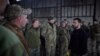 Украинскиот претседател Володимир Зеленски во посета на градот Бахмут