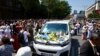 Posmrtni ostaci 14 žrtava genocida u Srebrenici u Memorijalnom centru Srebrenica - Potočari, 9. jula 2024. 