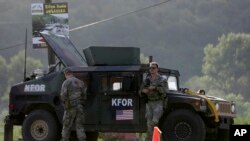 Американски војници во рамки на мисијата на НАТо во Косово (КФОР), 18 август 2022 г.