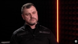 Міністр внутрішніх справ України Ігор Клименко під час інтерв'ю з Радіо Свобода. 7 червня 2024 року