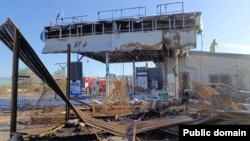 Գազալցակայանը պայթյունից հետո, 7-ը հունիսի, 2024թ․