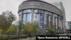 Belgia – Clădirea Parlamentului European din Bruxelles (Bruxelles), 24 aprilie 2024.