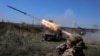 Ushtarët ukrainas duke sulmuar me raketa pozicionet ruse afër vijës së frontit në rajonin e Zaporizhjës. 19 gusht 2023.
