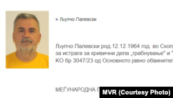 Распишана меѓународна потерница по Љупчо Палевски-Палчо за двојното убиство на Ѓорчевска и Жежовски