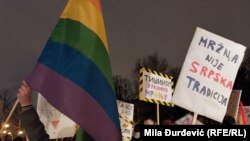 Протест на ЛГБТ заедницата во Белград