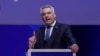 Cancelarul austriac Karl Nehammer la Congresul PPE de la București, 7 martie 2024.