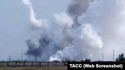 Детонация боеприпасов после попадания, фото иллюстративное