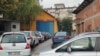 Редици за технички преглед поради пререгистрација на возила за замена на табличките со ознака КМ со таблички на РКС, Северна Митровица, ноември 2023 година.