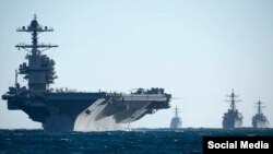 Aeroplanmbajtësi modern amerikan, USS Gerald R. Ford.