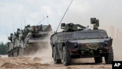 Військова техніка НАТО в Литві, фото ілюстративне
