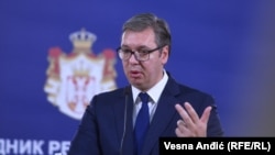 Претседателот на Србија Александар Вучиќ