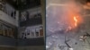 Dronele rusești lovesc clădiri rezidențiale din Sloviansk, Ucraina