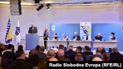 Сараево, БиХ, средба на ветерани и невладини организации со барање да се забрани одбележување на 9 јануари како ден на Република Српска