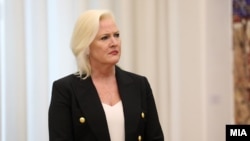 Американската амбасадорка во Скопје Анџела Агелер