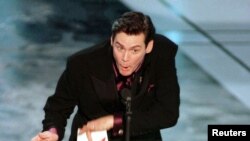 Актьорът Джим Кери на 69-ата церемония по връчването на наградите Оскар в Лос Анджелис