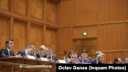 Prim-ministrul Ludovic Orban la angajarea răspunderii în Parlament, 12 decembrie 2019