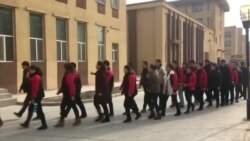 Çində uyğur türklərinin saxlandığı düşərgədən görüntülər