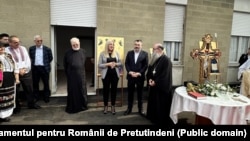 Fostul și actualul șef DRP la un eveniment dintr-o biserică din diaspora, septembrie 2024.