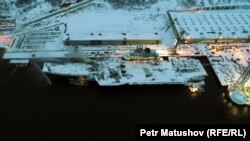 "Адмирал Кузнецов" во время пожара