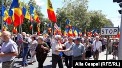 Протести проти зміни виборчої системи у Кишиневі, Молдова, 11 червня 2017 року