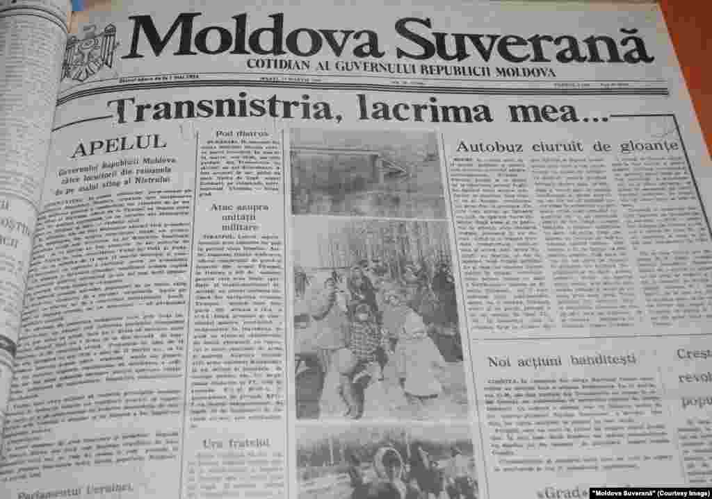 "Moldova Suverană", 17 martie 1992, război la Nistru