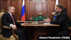 Володимир Путін і Рамзан Кадиров