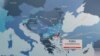 O hartă din 2020, sugerând rute pentru transportul de gaze de la terminalul LNG de la Alexandroupolis în Grecia către nordul Europei 