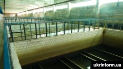 Приміщення Донецької фільтрувальної станції. ДФС неодноразово припиняла роботу через бойові дії, та цього разу зупинилася через негоду