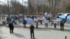 Protestul feroviarilor la Parlament și Președinție