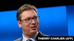 Архива - Претседателот на Србија Александар Вучиќ.