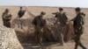Туркменские военные возле пограничного пункта на туркменско-афганской границы, Имамназар (архивное фото) 