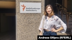 Ioana Eșanu a fost în vizită la sediul Europa Liberă România. 