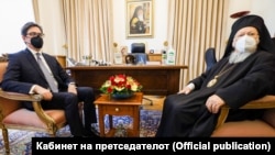 Стево Пендаровски и Вселенскиот Патријарх Вартоломеј