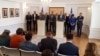 Presidenti i Kosovës, Hashim Thaçi, në konferencë për media me liderët e Luginës së Preshevës