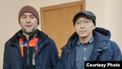 Наурызбек Батырханов и Малик Кайынбаев. Фото предоставлено ими Азаттыку