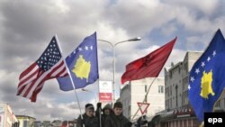 Прослава на годишнината од Косовската независност во Приштина 