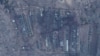 Сателитски снимки од воено распоредување во близина на границата со Украина, архивска снимка