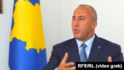 Kryetari i Aleancës për Ardhmërinë e Kosovës, Ramush Haradinaj. 