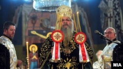 Архиепископот на МПЦ г.г Стефан на божиќна литургија во Соборниот храм Свети Климент Охридски