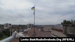 Український прапор над Слов’янськом, 6 липня 2014 року
