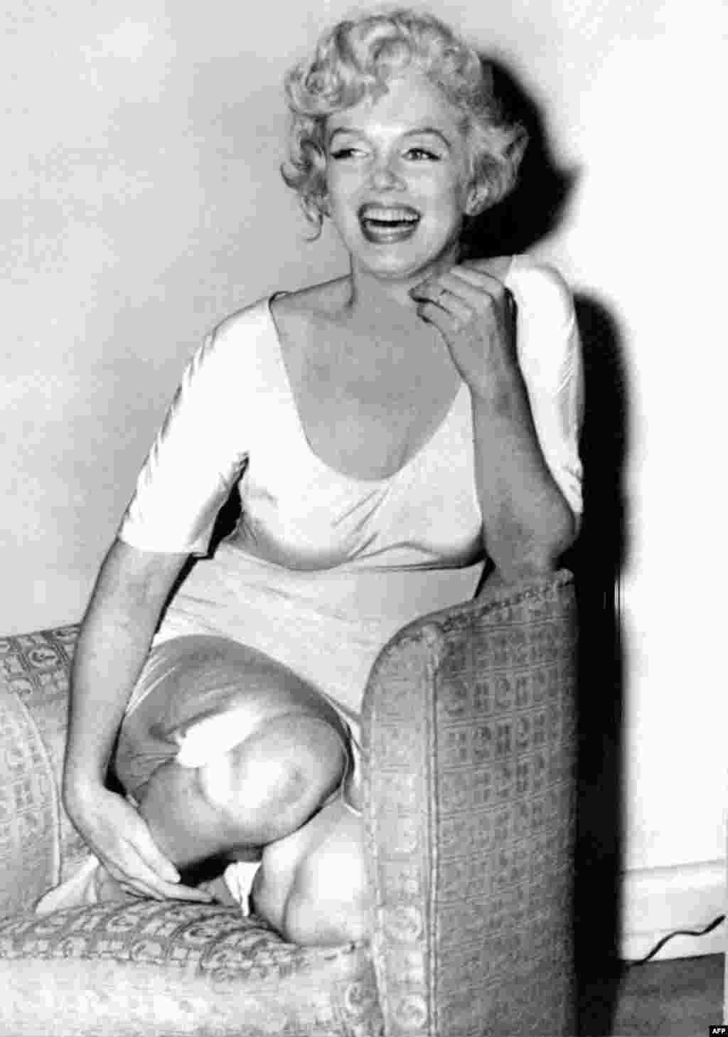 Merilin Monro, disa muaj para se të vdiste në vitin 1962.