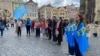 Акция памяти жертв депортации крымскотатарского народа. Прага, Чехия, 18 мая 2025 года