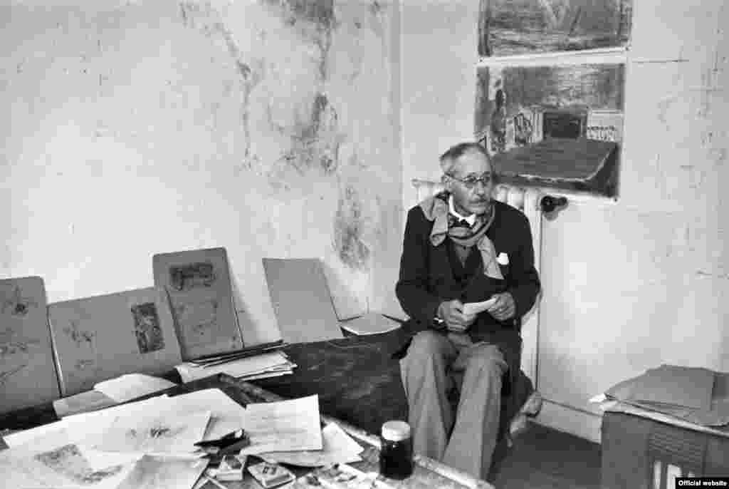 Bonnard acasă în sudul Franței, la Le Cannet, 1944, © Henri Cartier-Bresson / Magnum Photos, Courtesy Fondation HCB / Agentur Focus. 