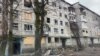 Прыфрантавы Пакроўск пасьля абстрэлу