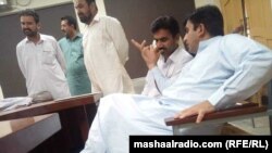 Mohsin Dawar says he voluntarily surrendered to a counterterrorism court in the northwestern city of Bannu.